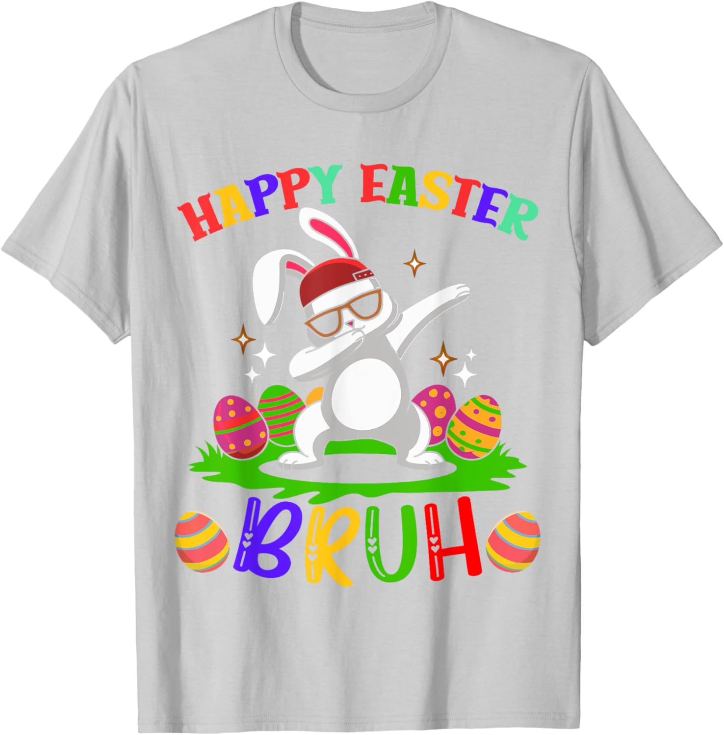 Bruh Easter Teens Boys Kids Happy Easter Bruh T-Shirt