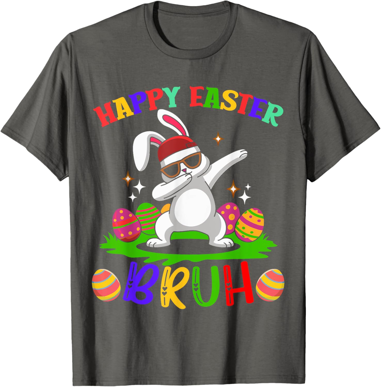 Bruh Easter Teens Boys Kids Happy Easter Bruh T-Shirt