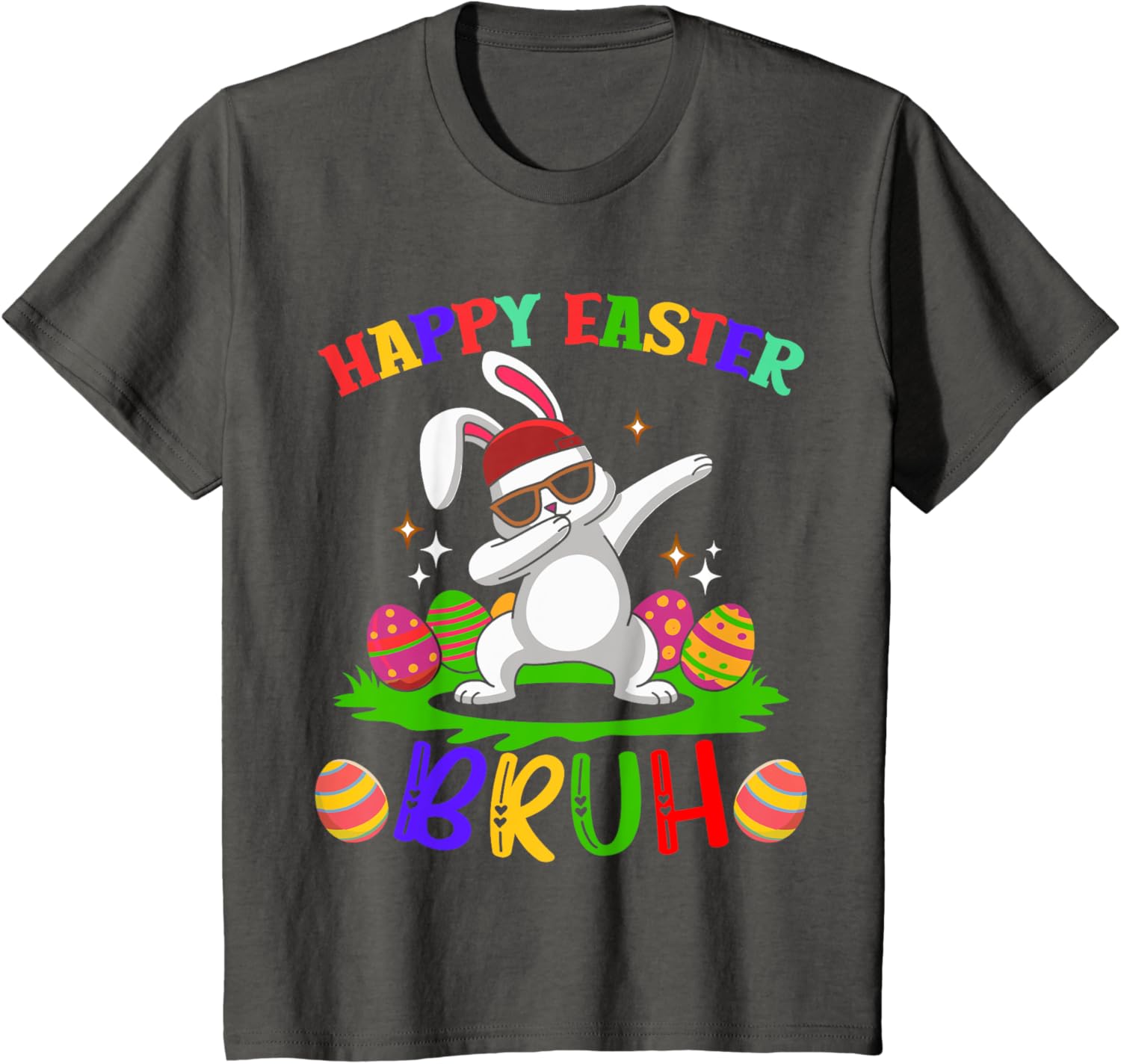 Bruh Easter Teens Boys Kids Happy Easter Bruh T-Shirt