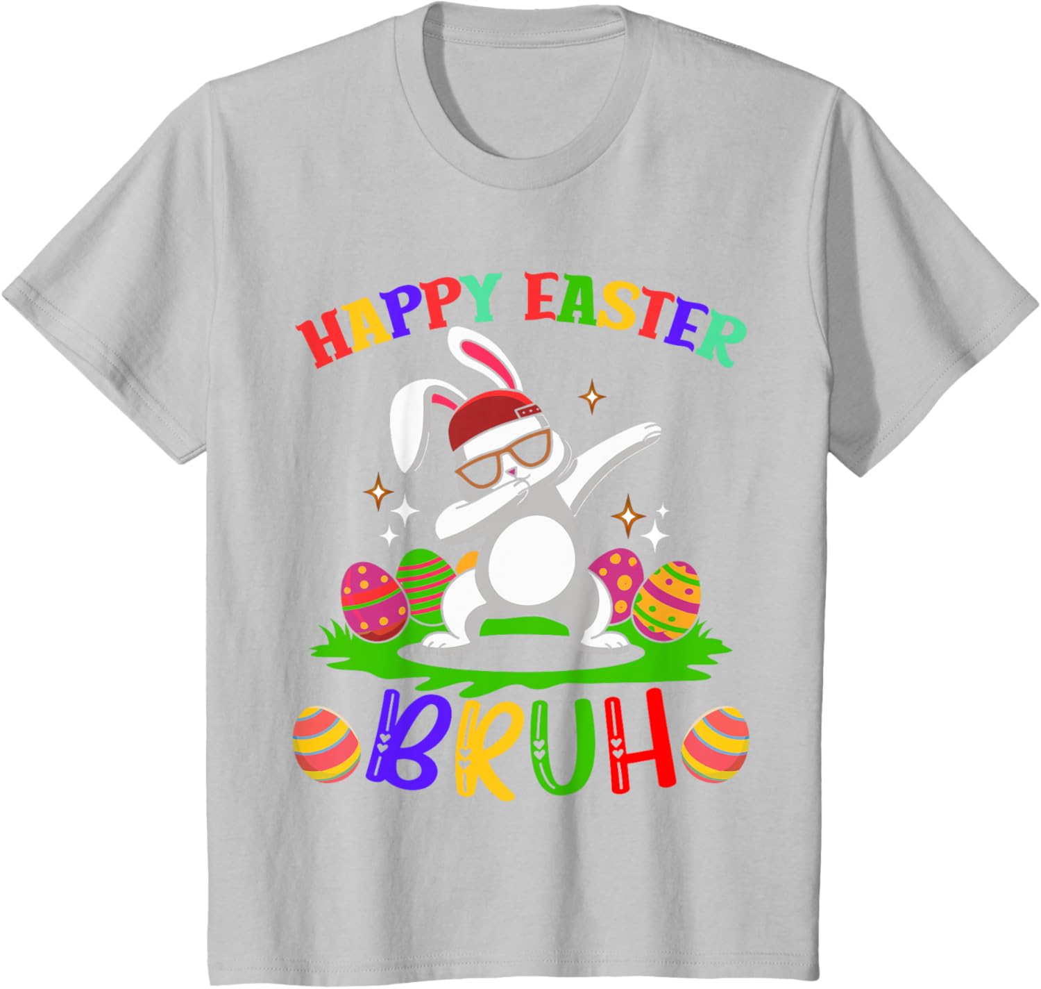 Bruh Easter Teens Boys Kids Happy Easter Bruh T-Shirt