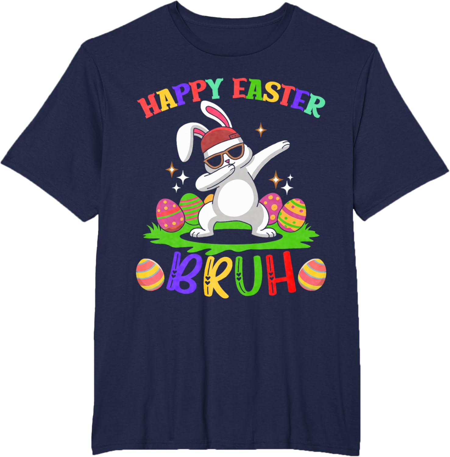 Bruh Easter Teens Boys Kids Happy Easter Bruh T-Shirt