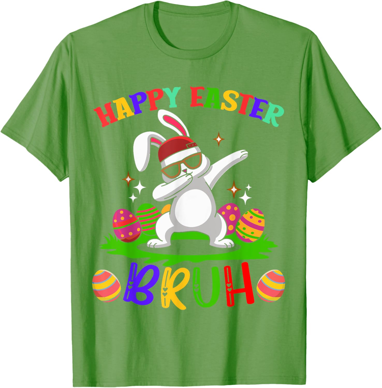 Bruh Easter Teens Boys Kids Happy Easter Bruh T-Shirt