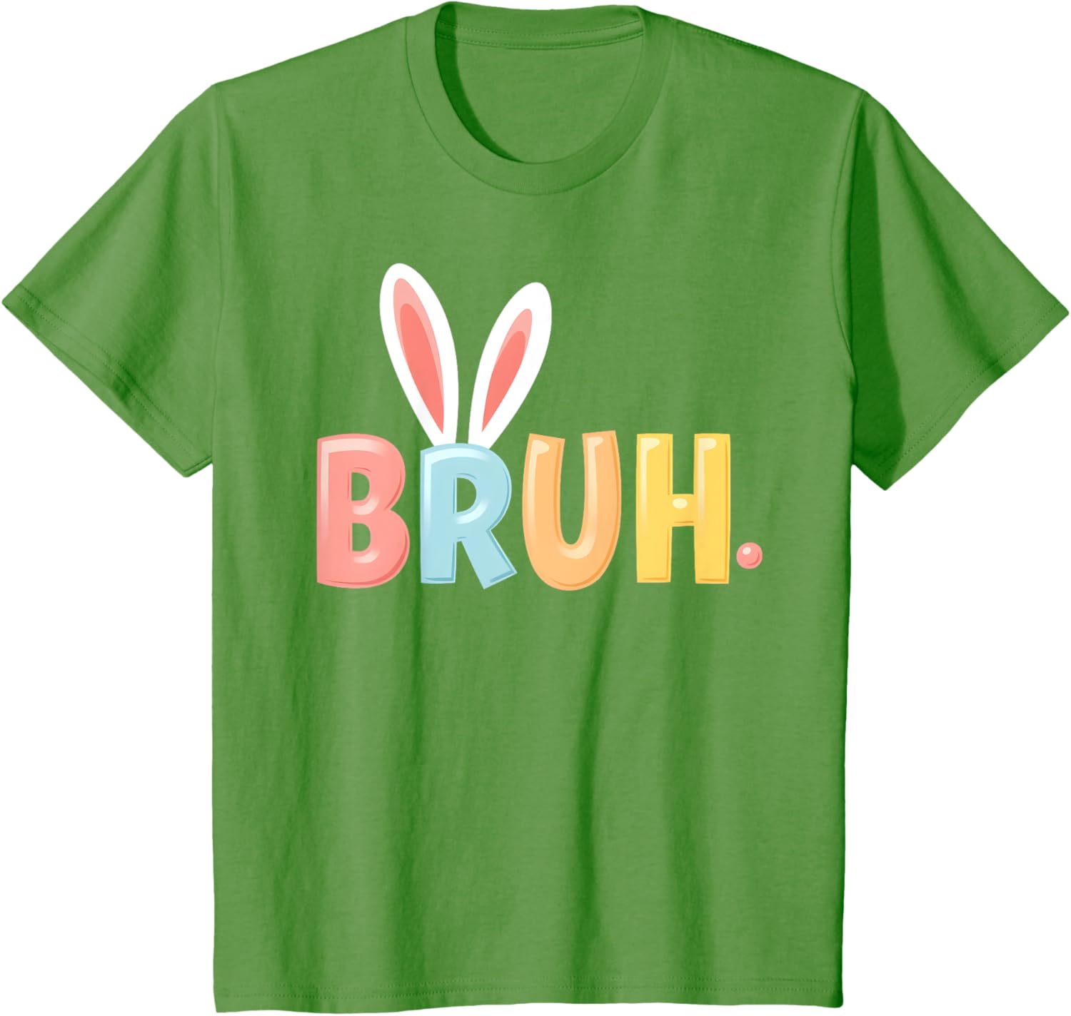 Bruh Funny Meme Easter Day Bunny Eggs Bro Teens Boys Kids T-Shirt