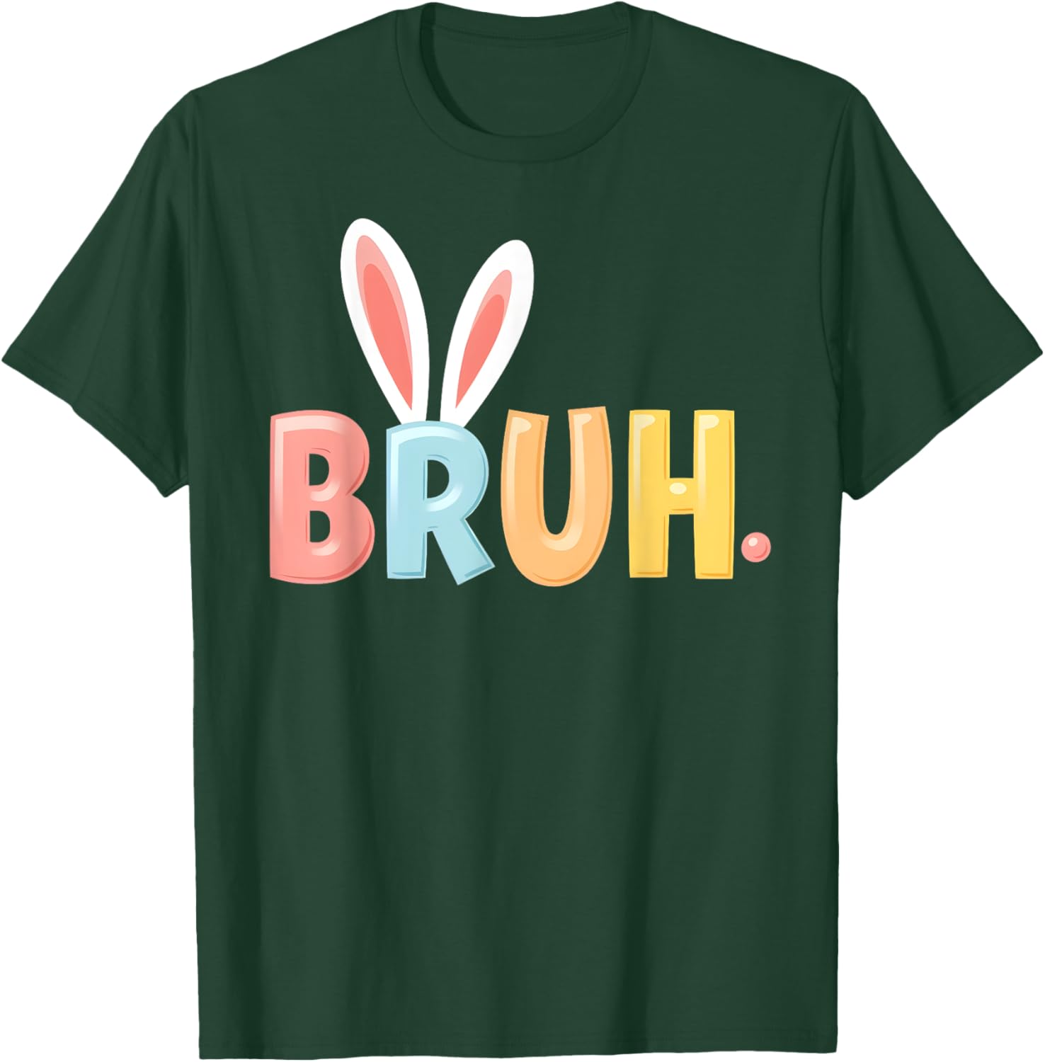 Bruh Funny Meme Easter Day Bunny Eggs Bro Teens Boys Kids T-Shirt