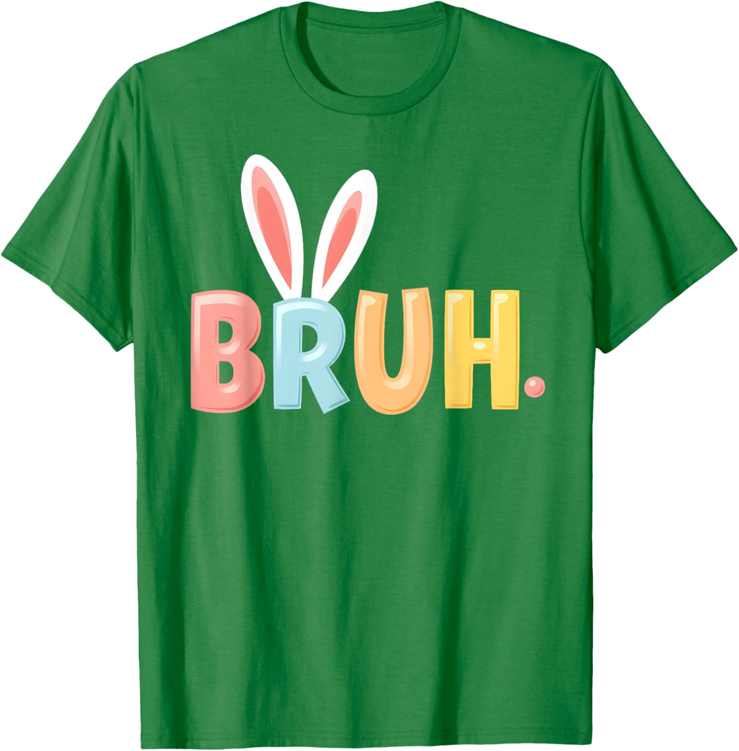 Bruh Funny Meme Easter Day Bunny Eggs Bro Teens Boys Kids T-Shirt