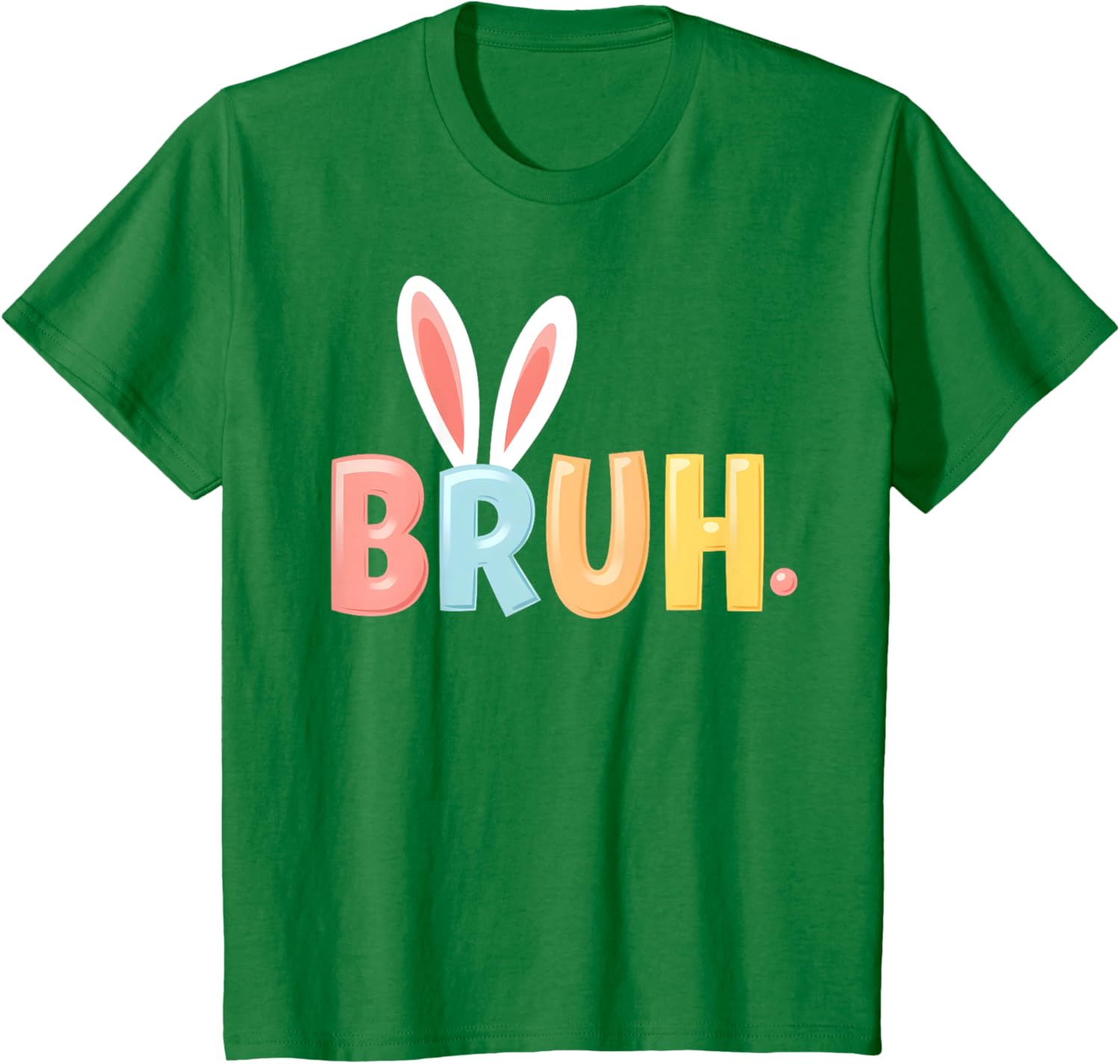 Bruh Funny Meme Easter Day Bunny Eggs Bro Teens Boys Kids T-Shirt