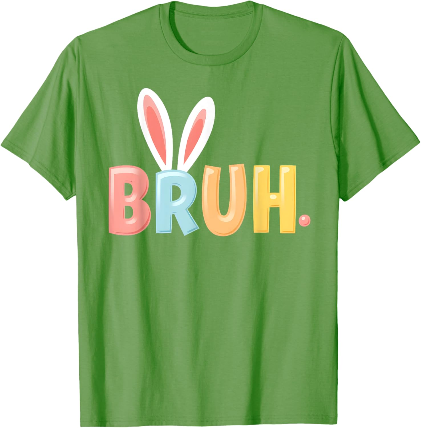 Bruh Funny Meme Easter Day Bunny Eggs Bro Teens Boys Kids T-Shirt