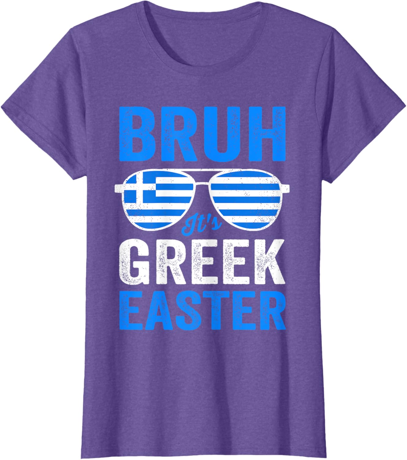 Bruh It's Greek Easter Funny Retro Greek Easter Boys Toddler T-Shirt