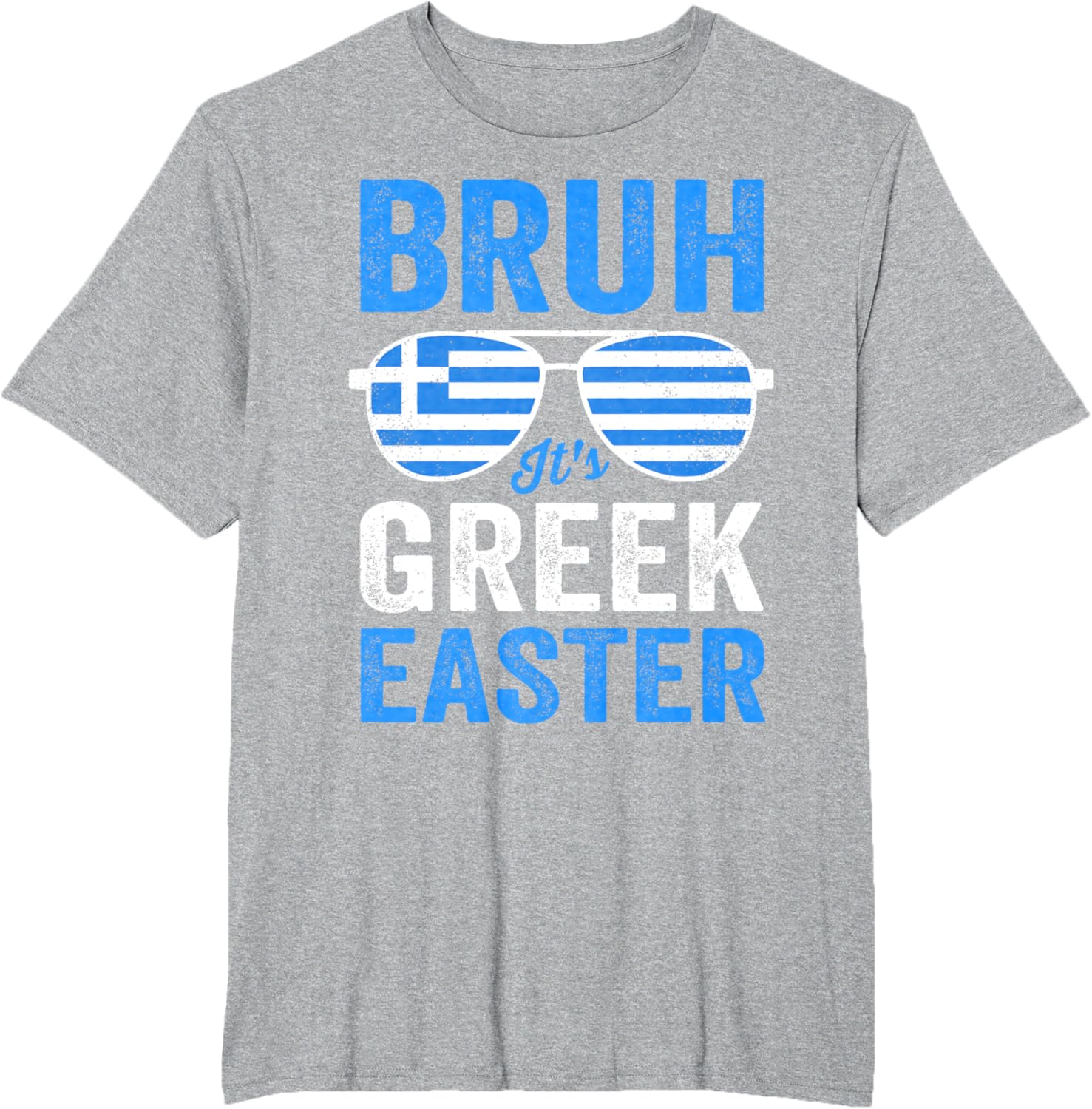 Bruh It's Greek Easter Funny Retro Greek Easter Boys Toddler T-Shirt