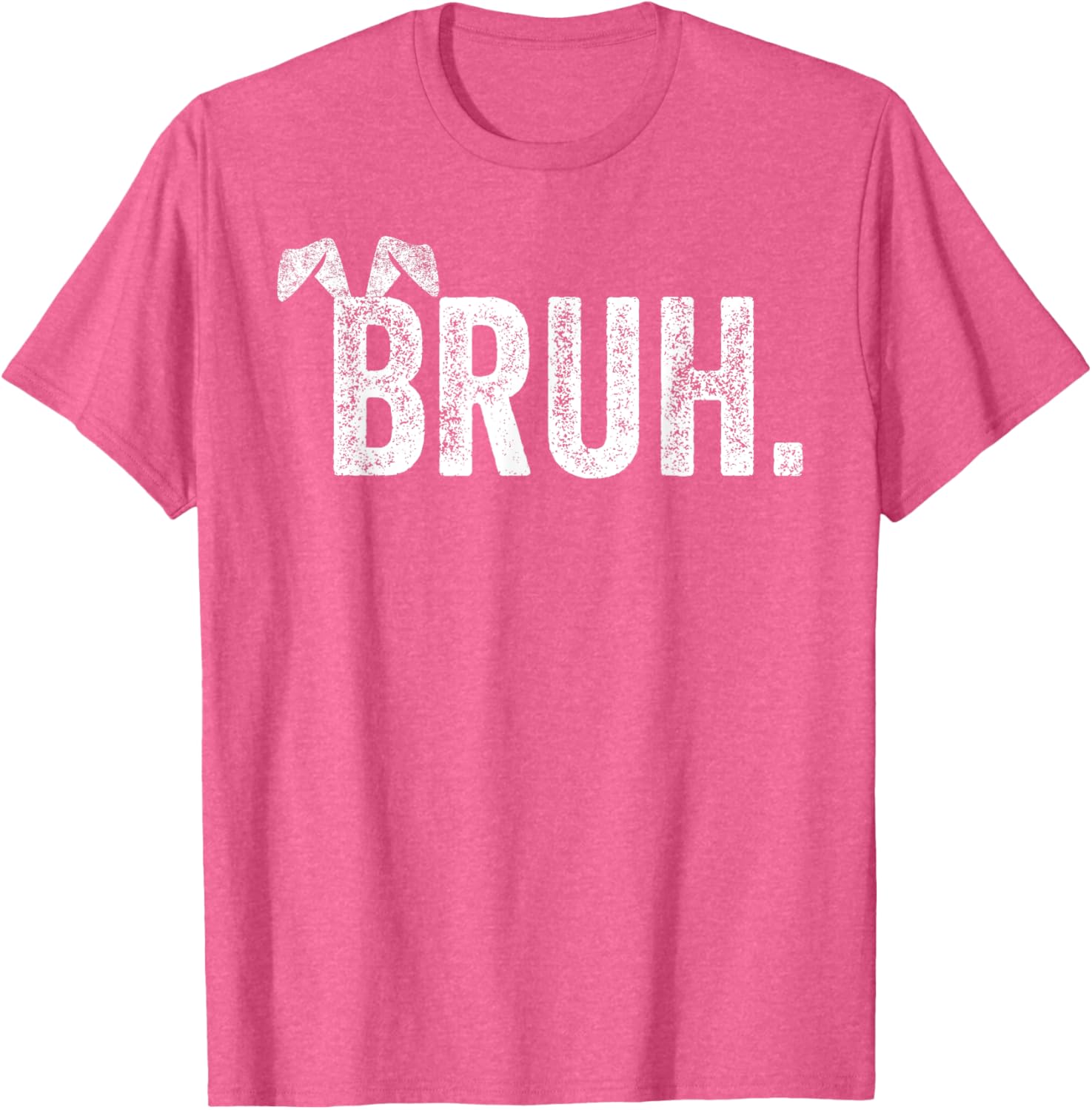 Bruh Meme Bunny Funny Easter Day Teens Boys Kids Men T-Shirt