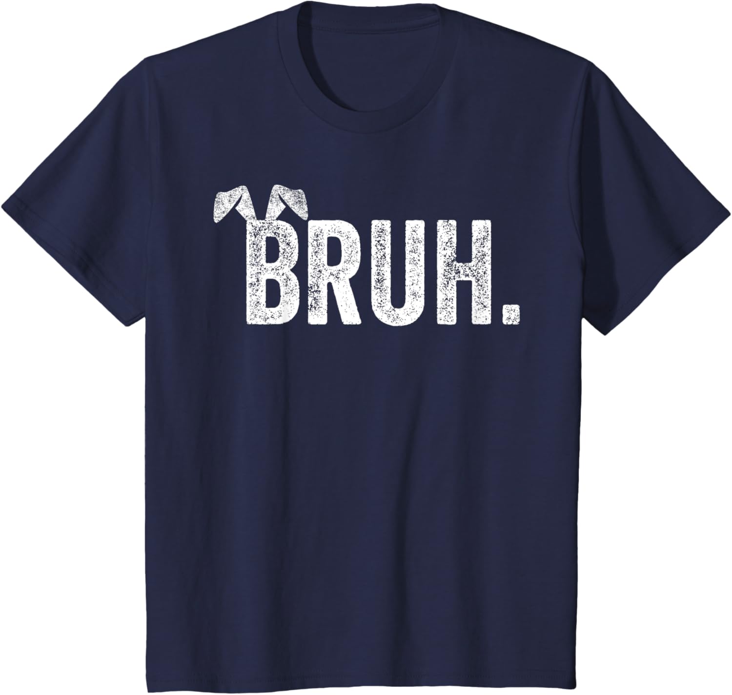 Bruh Meme Bunny Funny Easter Day Teens Boys Kids Men T-Shirt