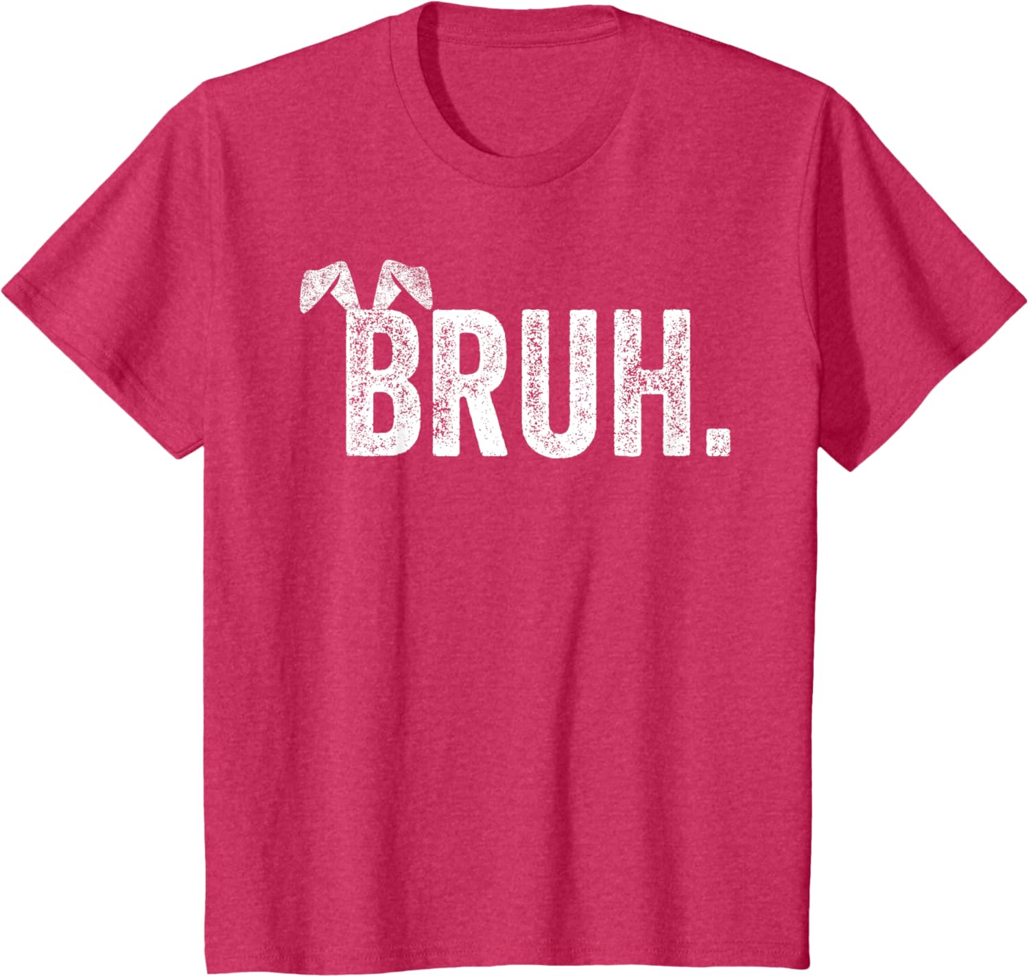 Bruh Meme Bunny Funny Easter Day Teens Boys Kids Men T-Shirt