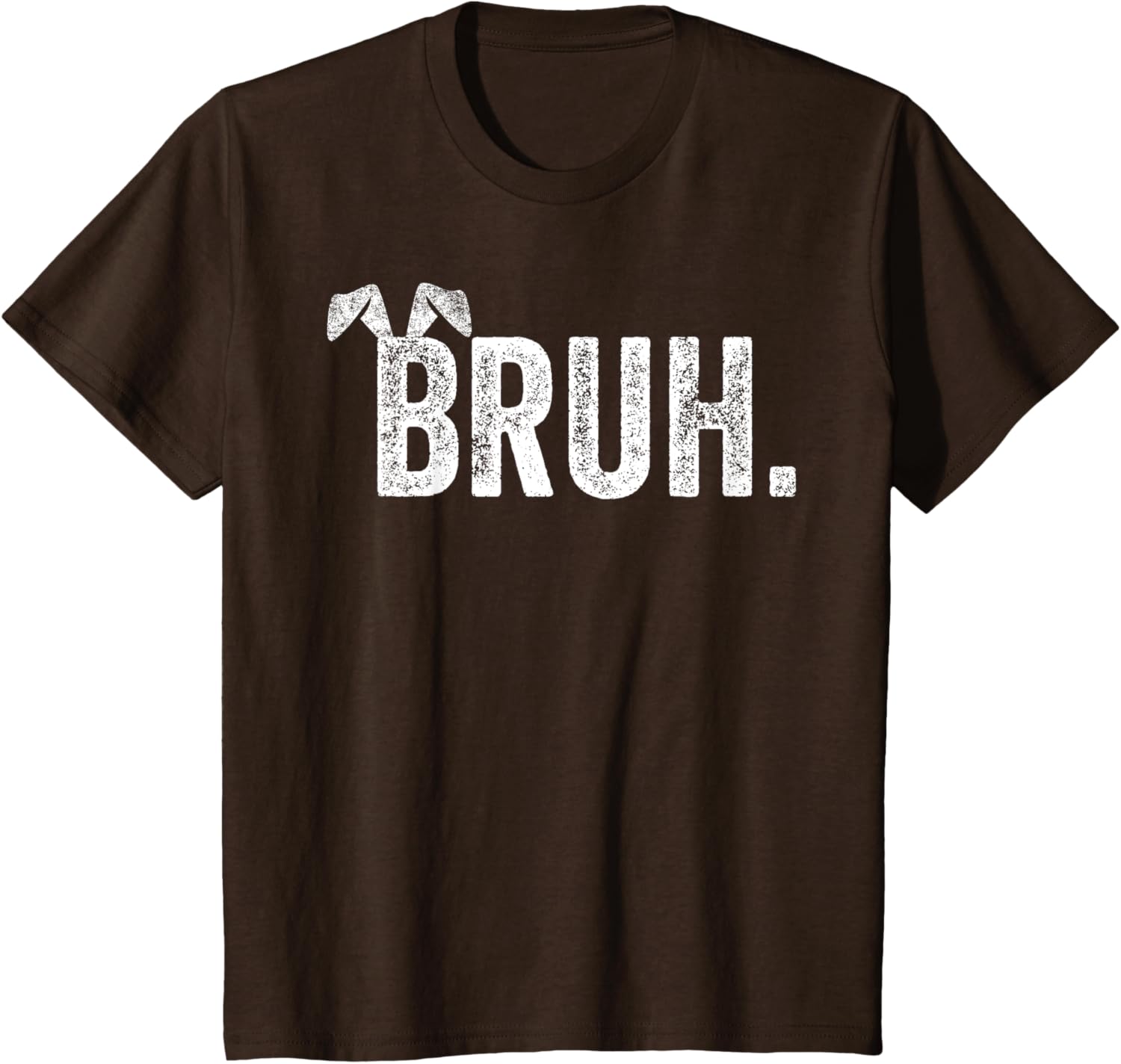 Bruh Meme Bunny Funny Easter Day Teens Boys Kids Men T-Shirt