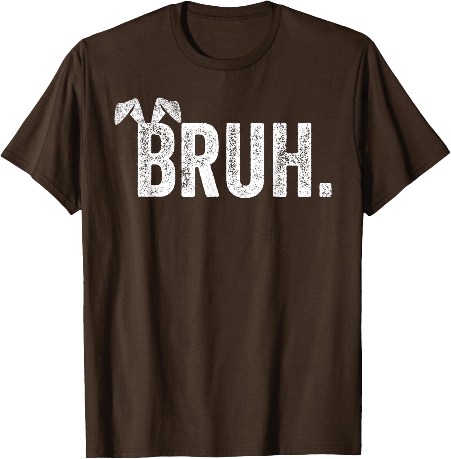 Bruh Meme Bunny Funny Easter Day Teens Boys Kids Men T-Shirt