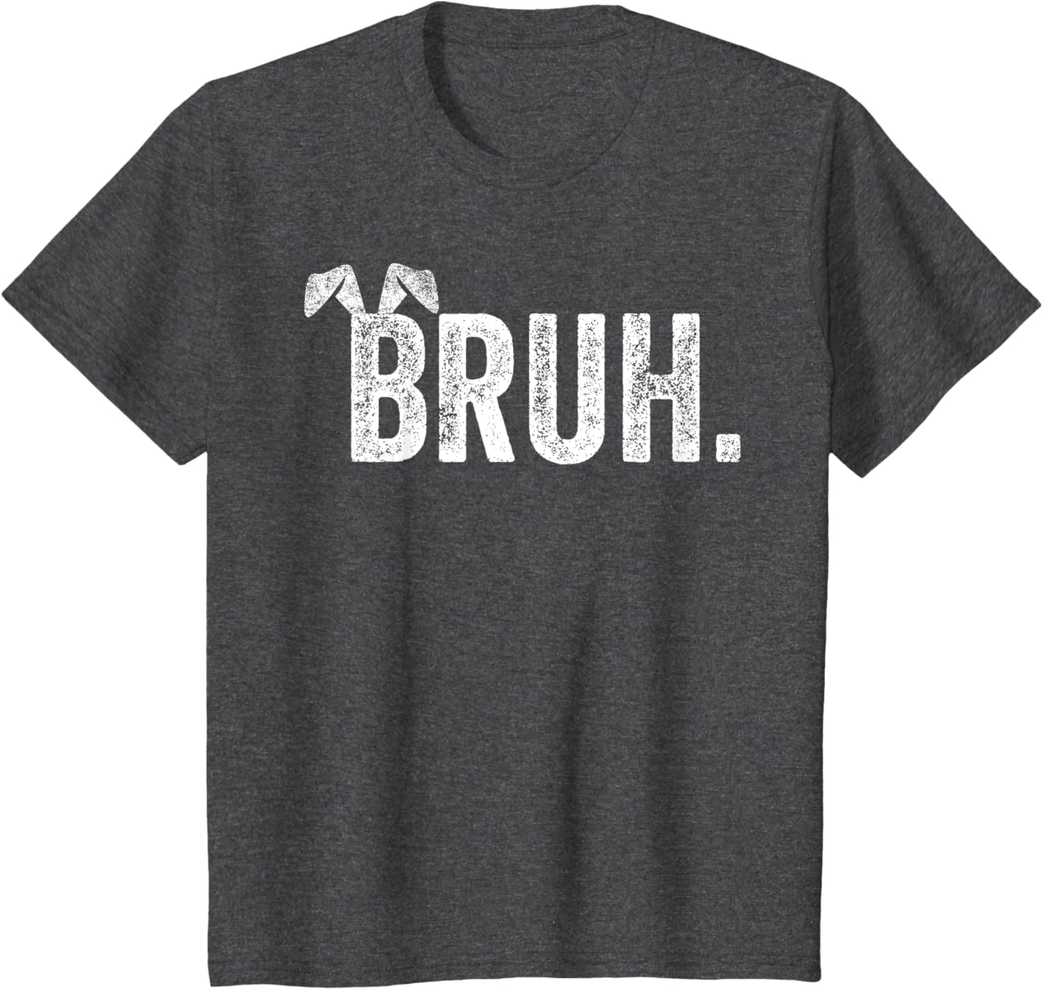 Bruh Meme Bunny Funny Easter Day Teens Boys Kids Men T-Shirt