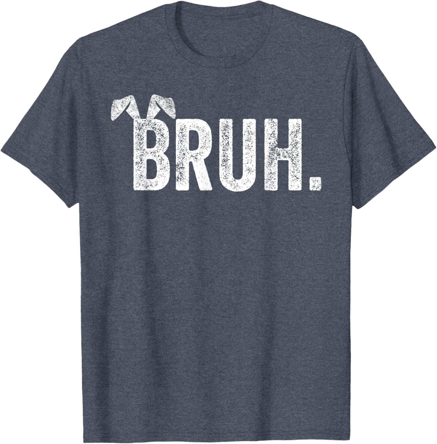 Bruh Meme Bunny Funny Easter Day Teens Boys Kids Men T-Shirt