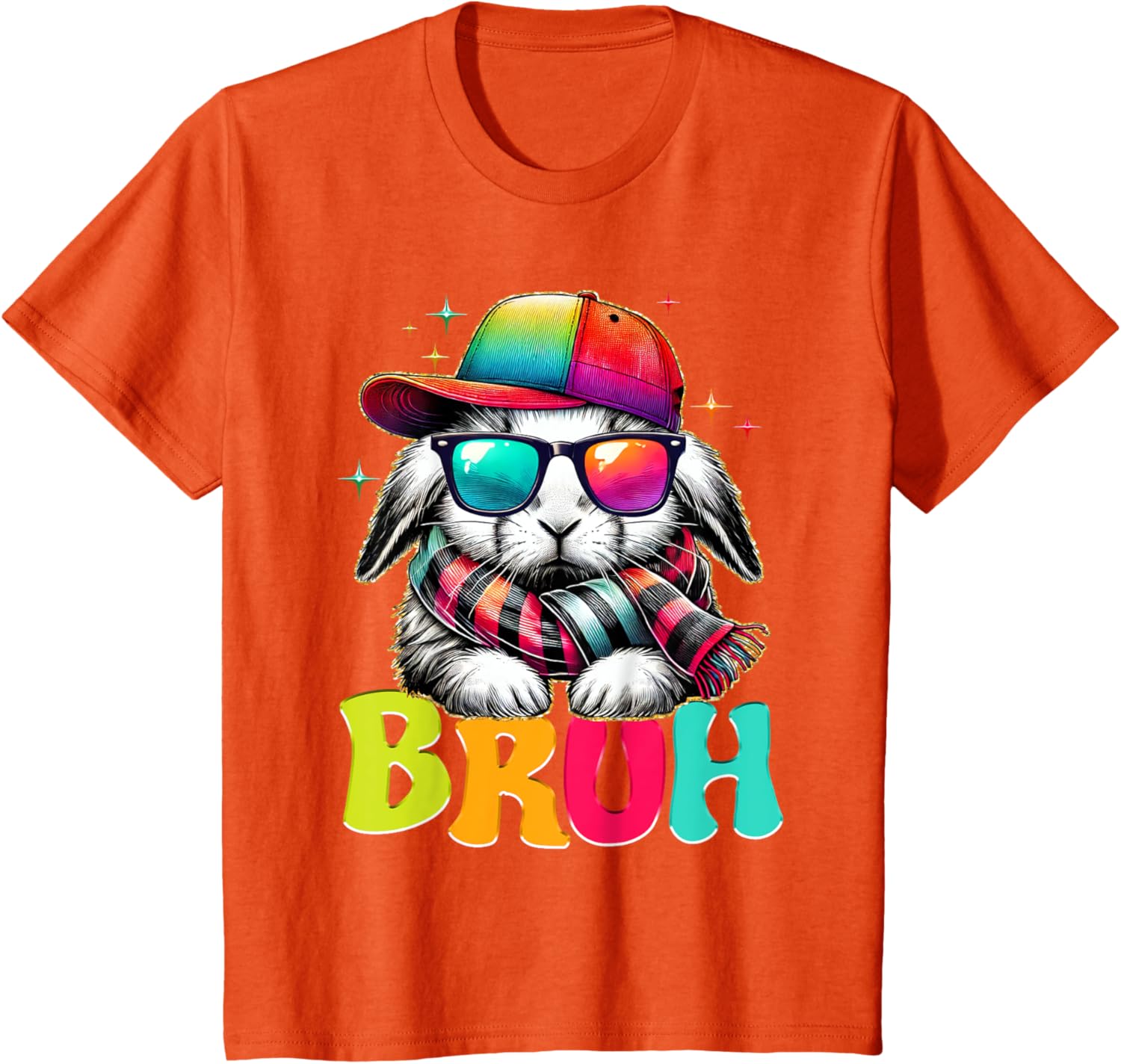 Bruh Meme Easter Day Bunny Eggs Funny Teens Boys Kids Men T-Shirt