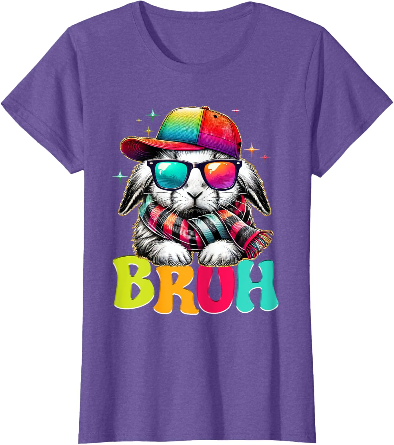 Bruh Meme Easter Day Bunny Eggs Funny Teens Boys Kids Men T-Shirt