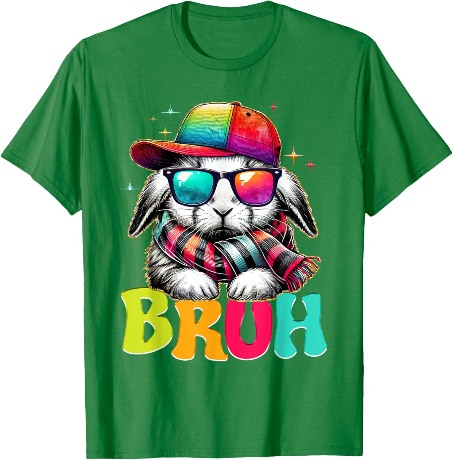 Bruh Meme Easter Day Bunny Eggs Funny Teens Boys Kids Men T-Shirt