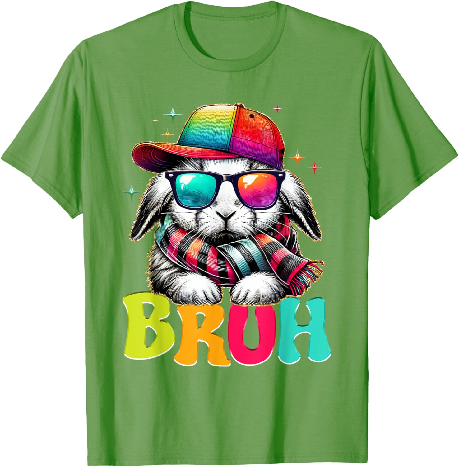 Bruh Meme Easter Day Bunny Eggs Funny Teens Boys Kids Men T-Shirt