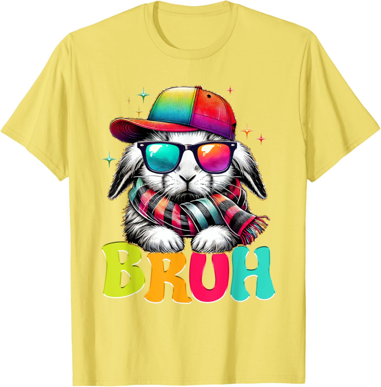 Bruh Meme Easter Day Bunny Eggs Funny Teens Boys Kids Men T-Shirt