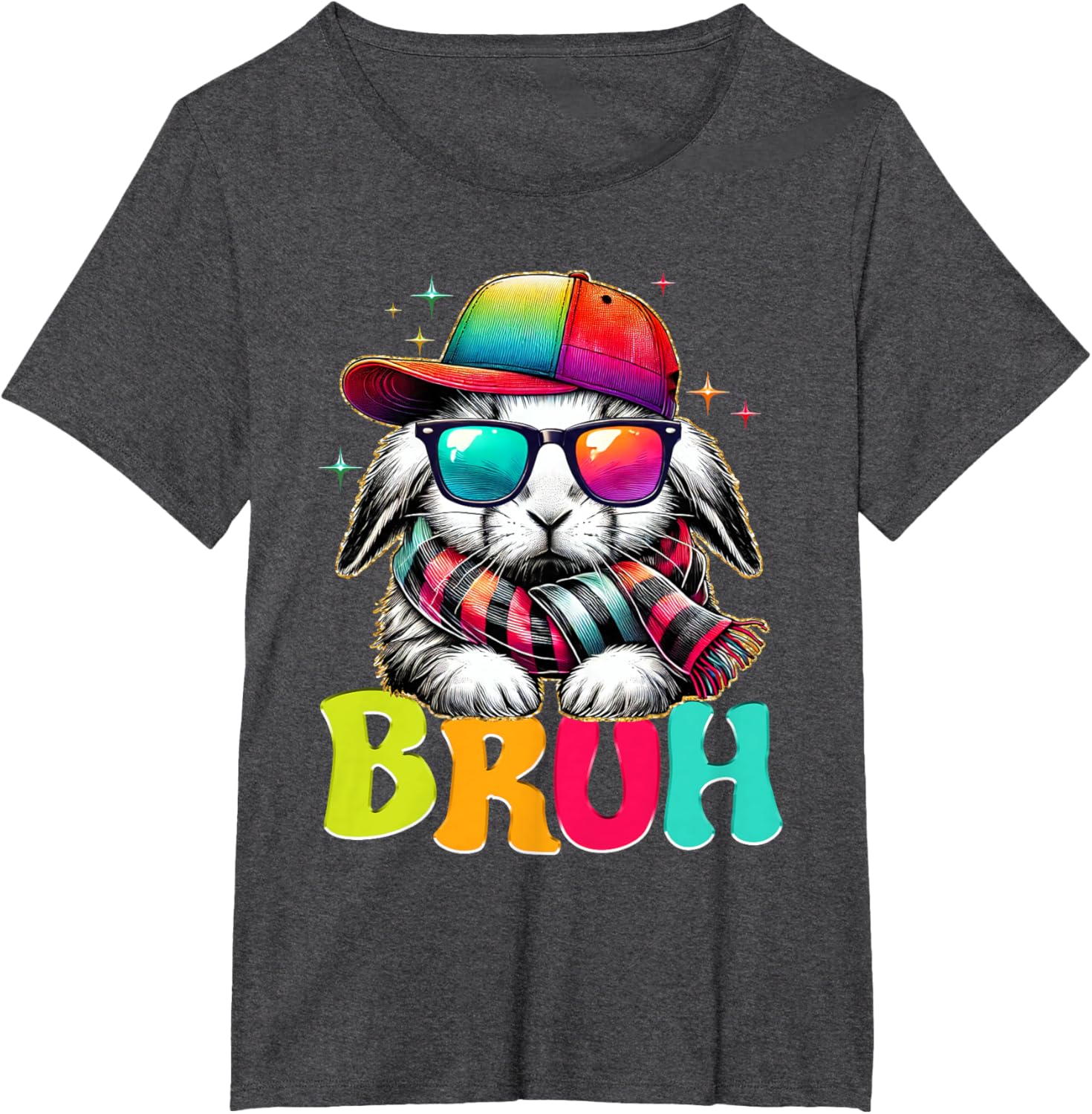 Bruh Meme Easter Day Bunny Eggs Funny Teens Boys Kids Men T-Shirt