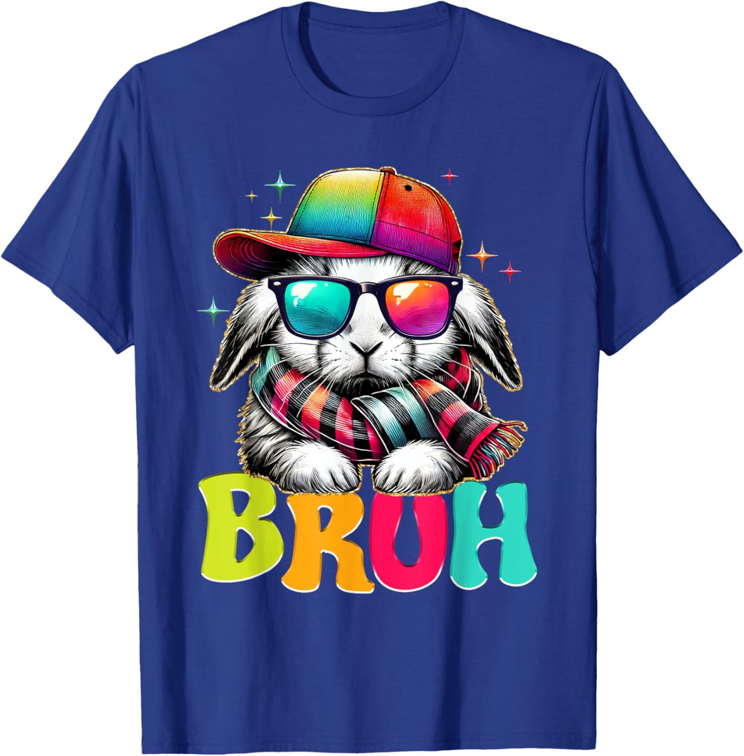 Bruh Meme Easter Day Bunny Eggs Funny Teens Boys Kids Men T-Shirt