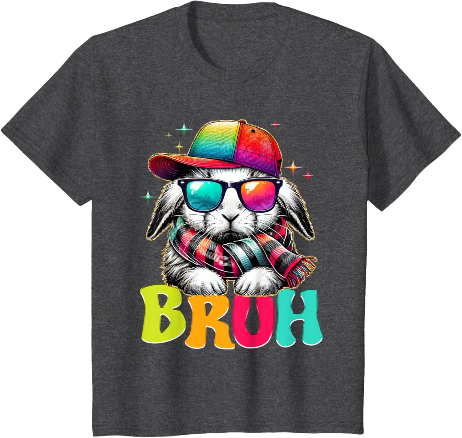 Bruh Meme Easter Day Bunny Eggs Funny Teens Boys Kids Men T-Shirt