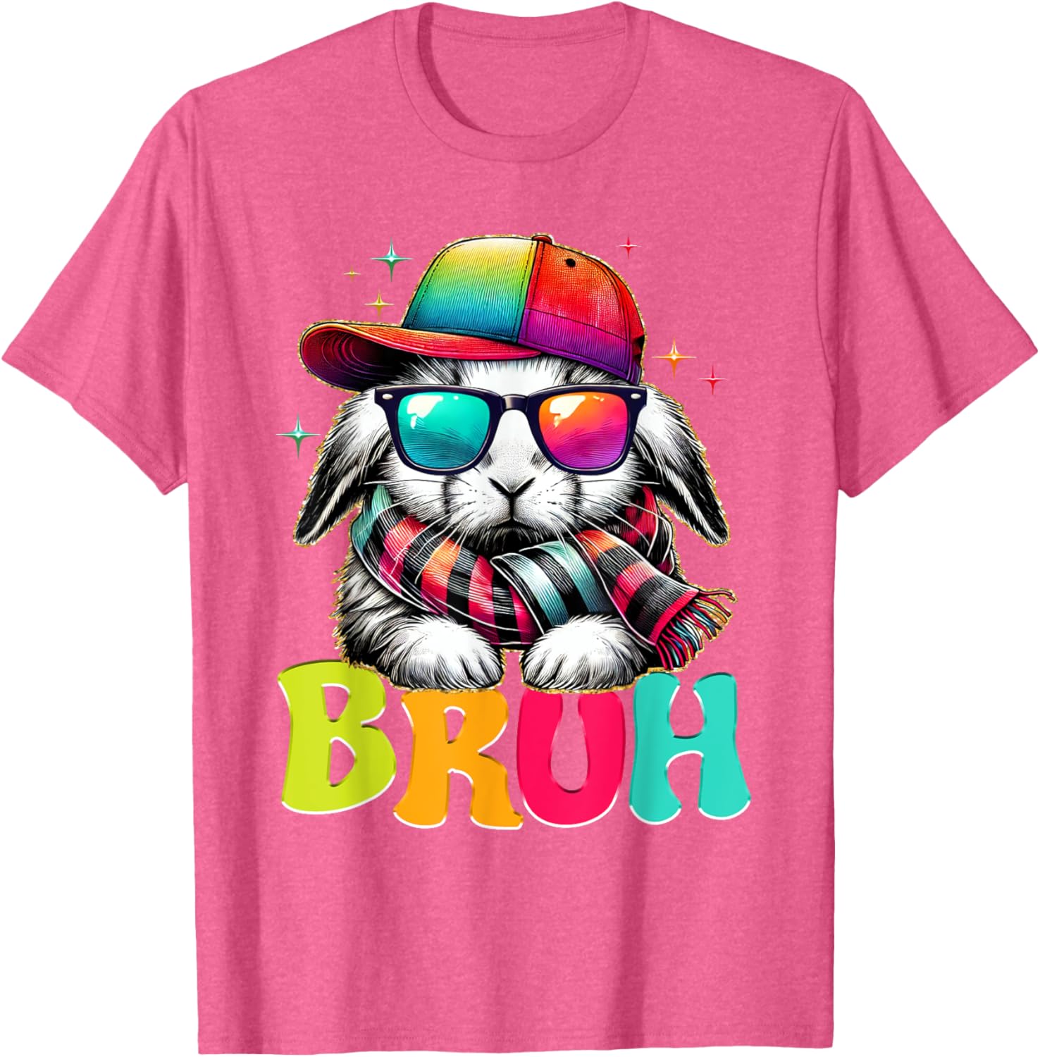 Bruh Meme Easter Day Bunny Eggs Funny Teens Boys Kids Men T-Shirt