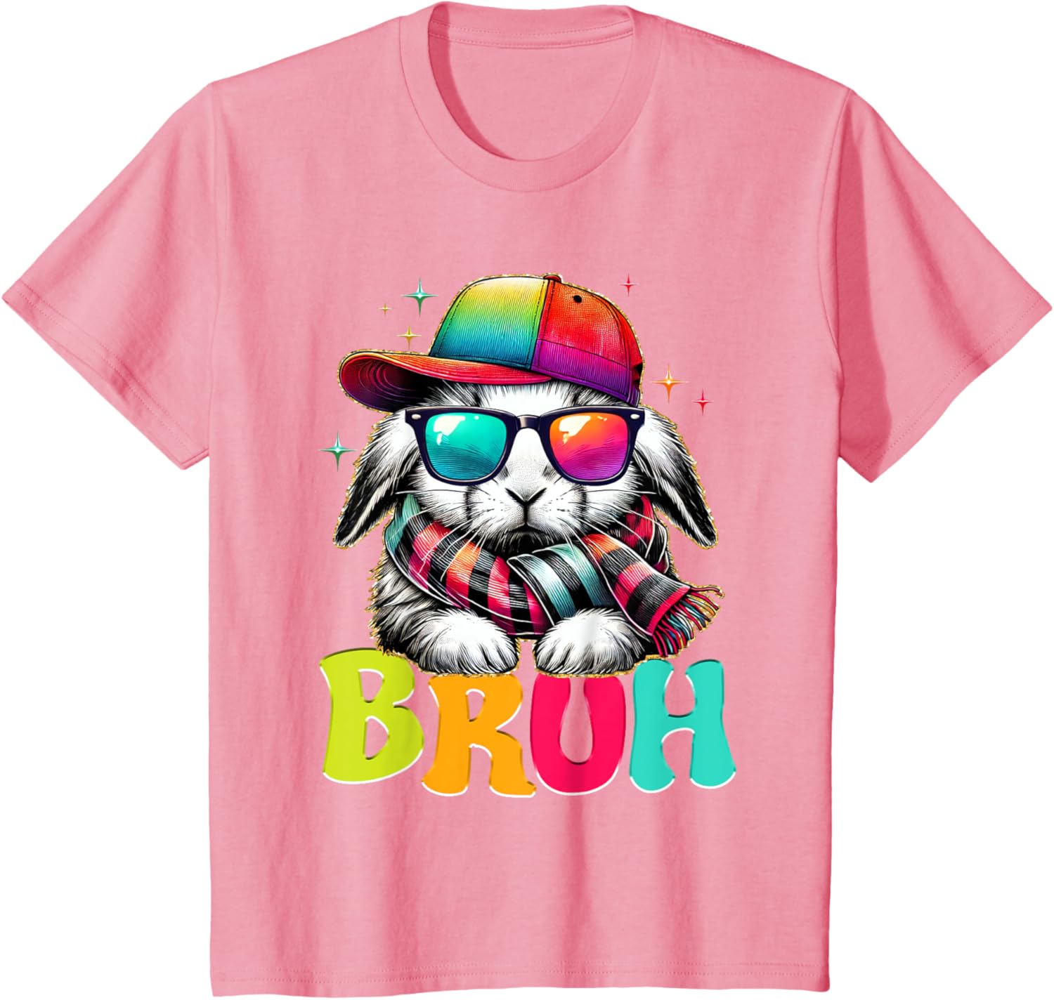 Bruh Meme Easter Day Bunny Eggs Funny Teens Boys Kids Men T-Shirt