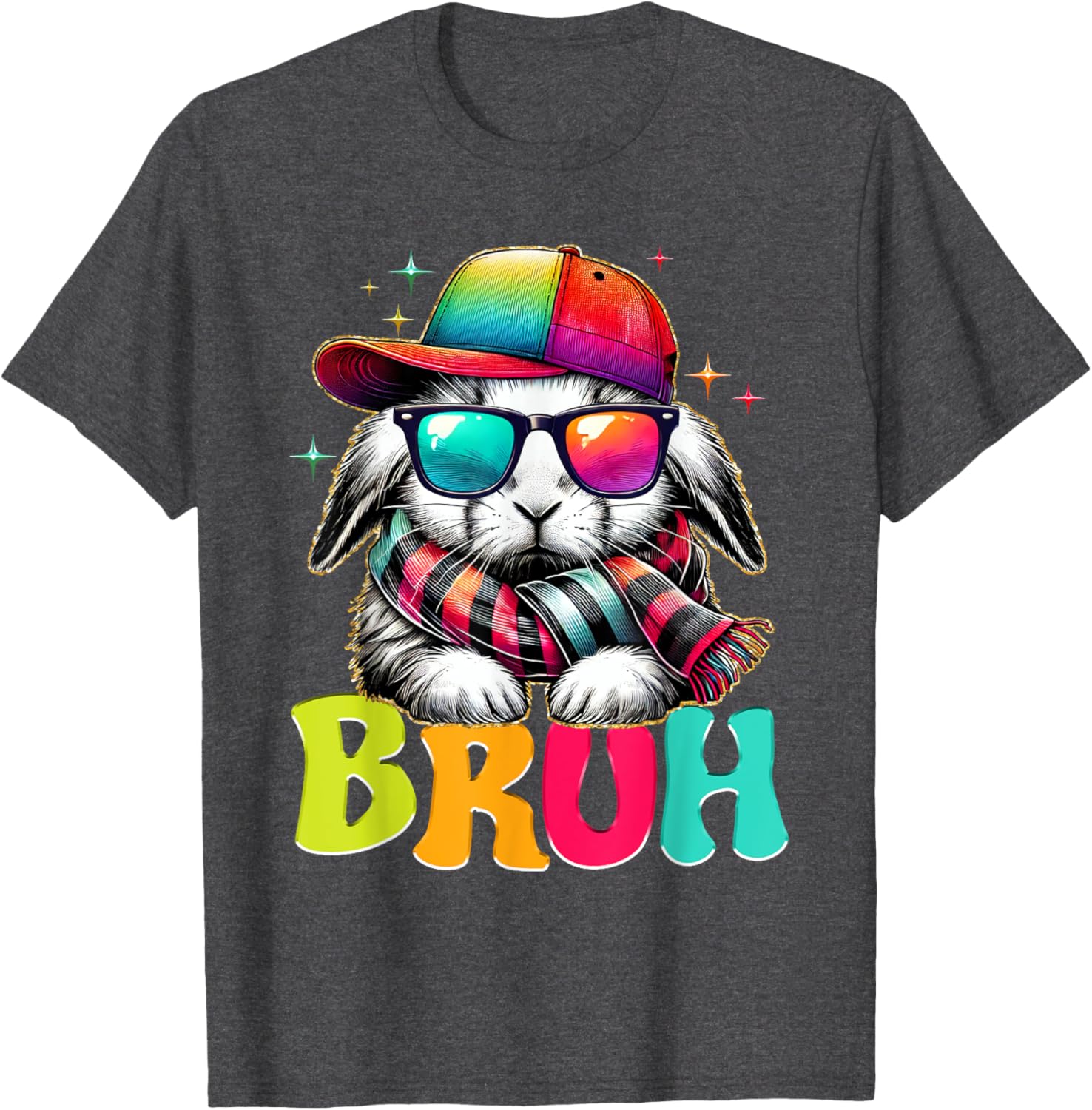 Bruh Meme Easter Day Bunny Eggs Funny Teens Boys Kids Men T-Shirt