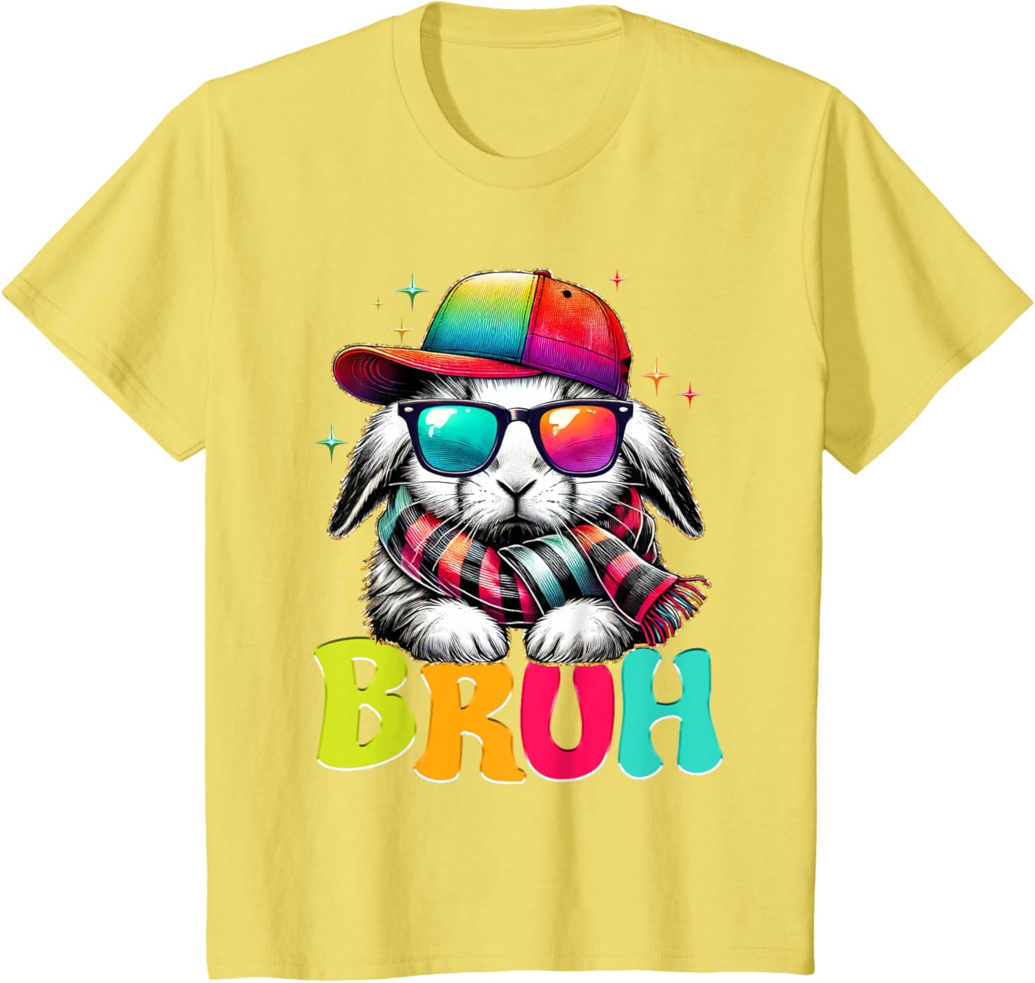 Bruh Meme Easter Day Bunny Eggs Funny Teens Boys Kids Men T-Shirt