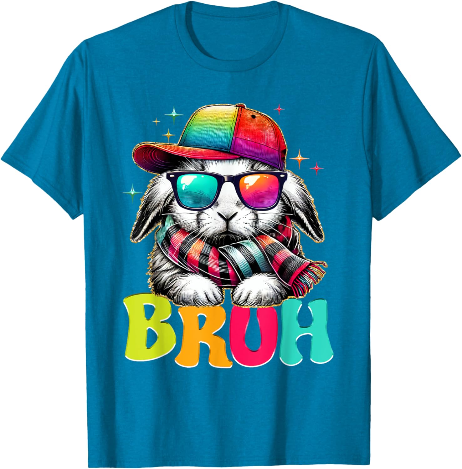 Bruh Meme Easter Day Bunny Eggs Funny Teens Boys Kids Men T-Shirt