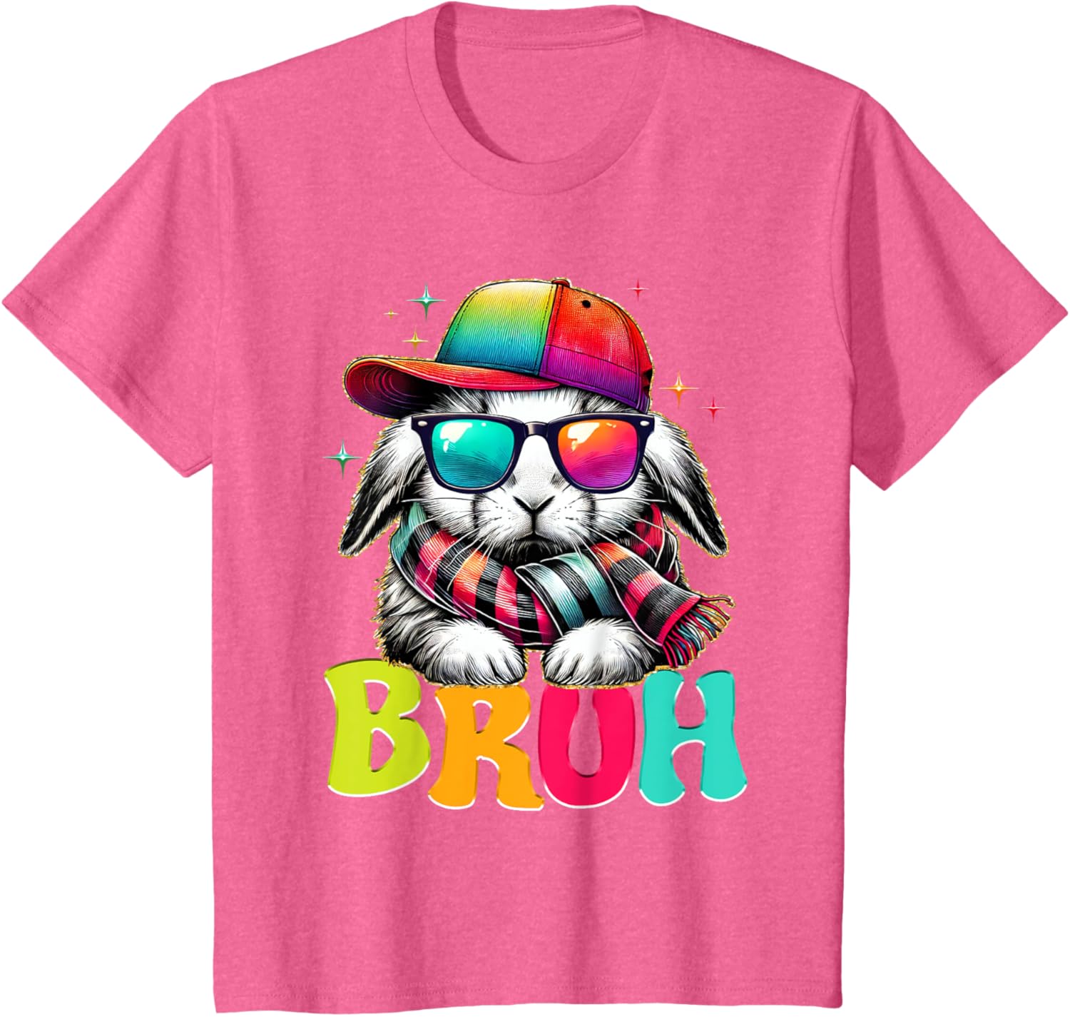 Bruh Meme Easter Day Bunny Eggs Funny Teens Boys Kids Men T-Shirt