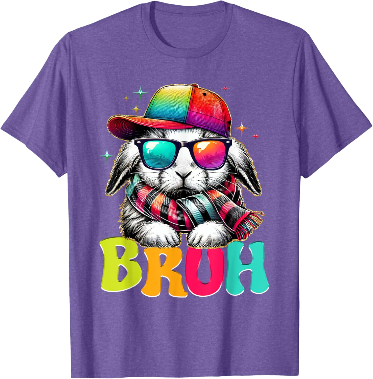 Bruh Meme Easter Day Bunny Eggs Funny Teens Boys Kids Men T-Shirt