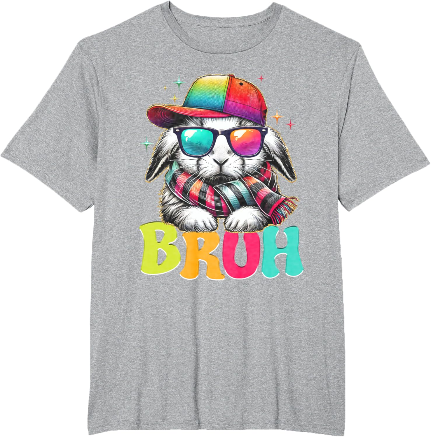 Bruh Meme Easter Day Bunny Eggs Funny Teens Boys Kids Men T-Shirt