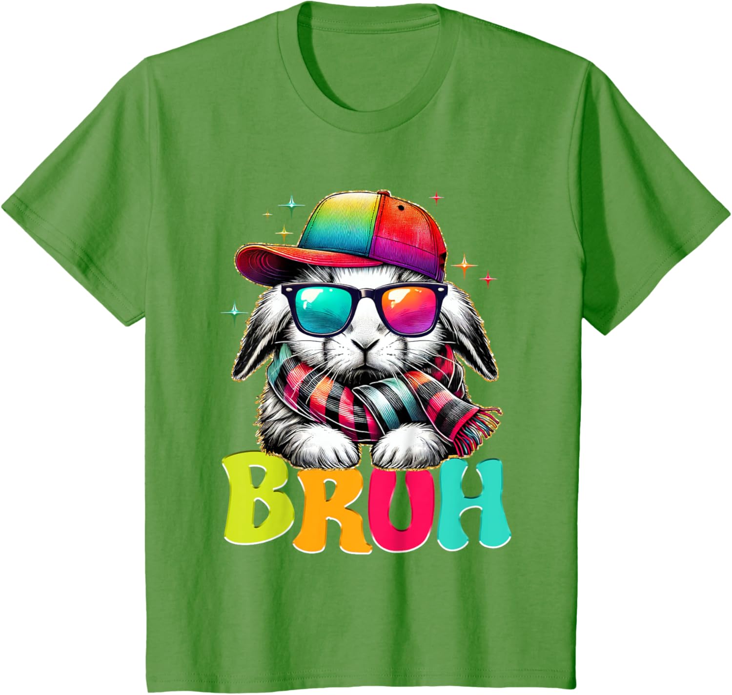 Bruh Meme Easter Day Bunny Eggs Funny Teens Boys Kids Men T-Shirt