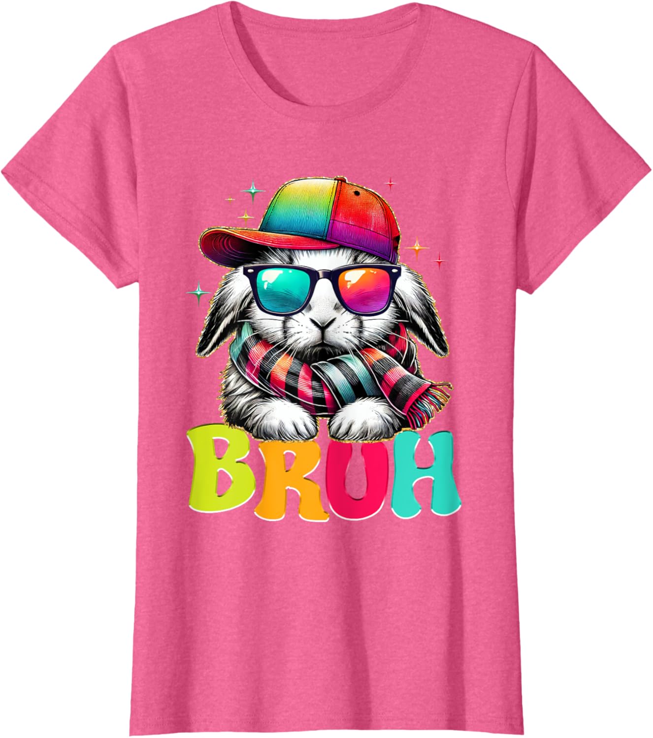 Bruh Meme Easter Day Bunny Eggs Funny Teens Boys Kids Men T-Shirt