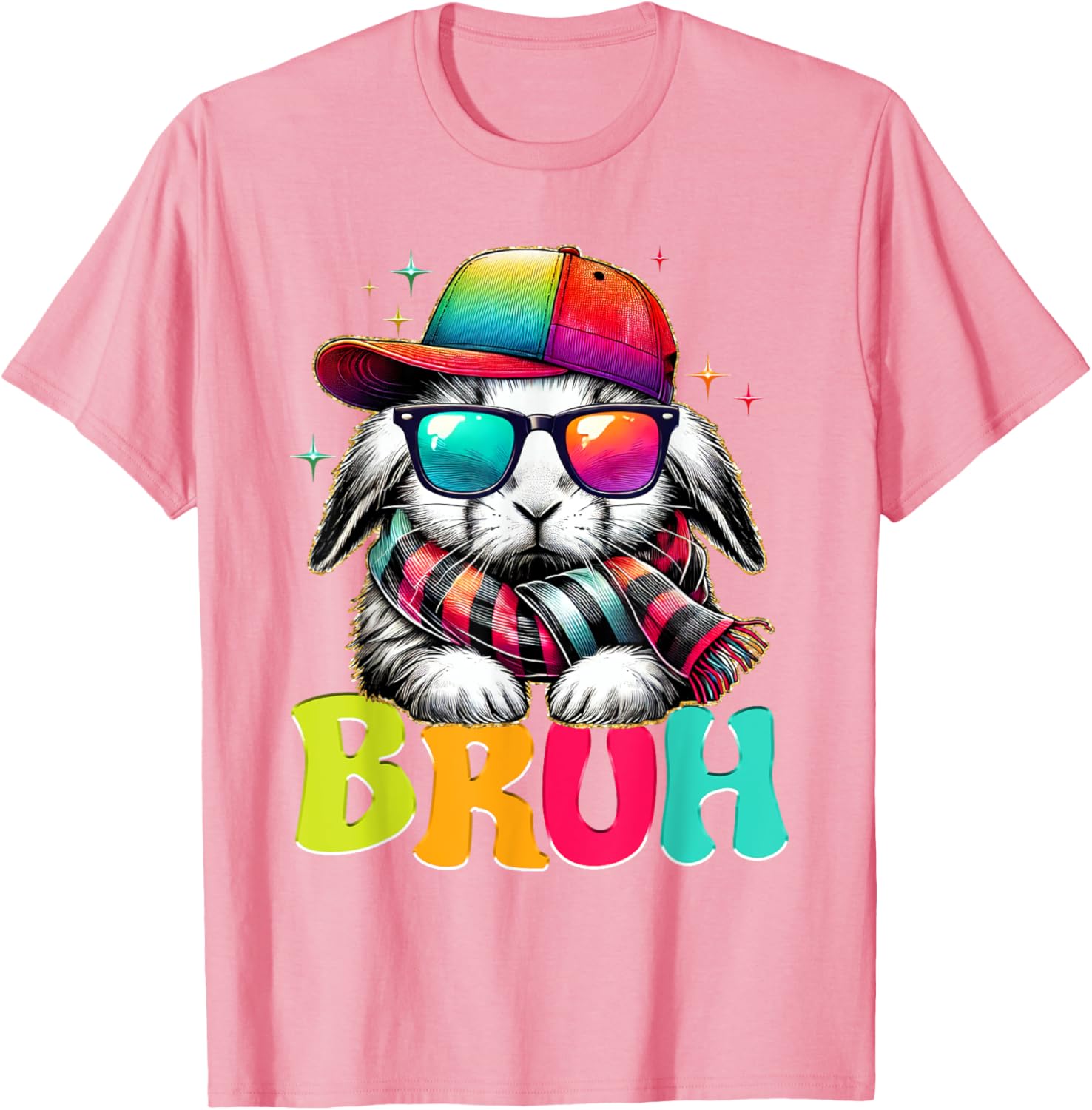 Bruh Meme Easter Day Bunny Eggs Funny Teens Boys Kids Men T-Shirt