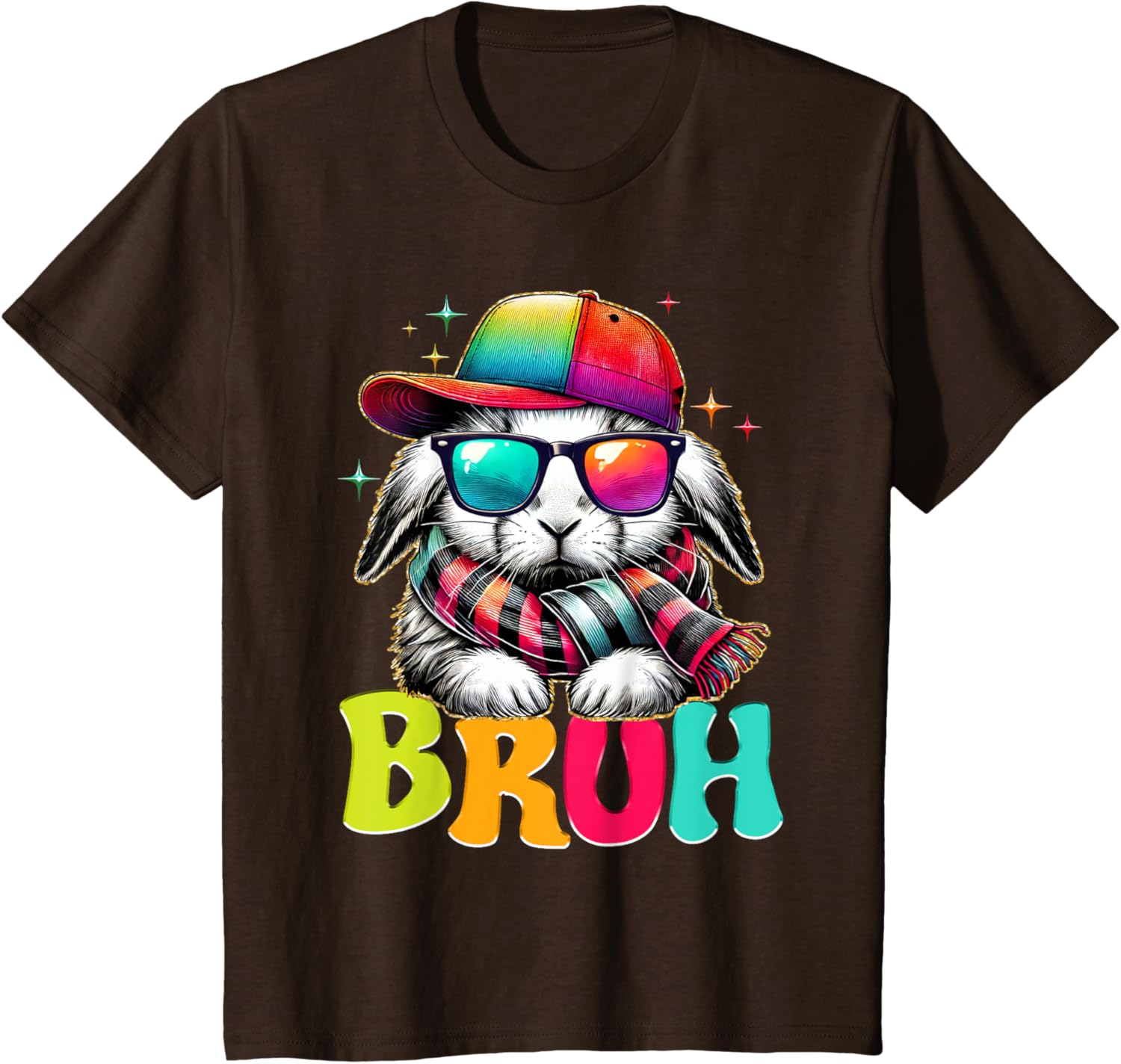 Bruh Meme Easter Day Bunny Eggs Funny Teens Boys Kids Men T-Shirt