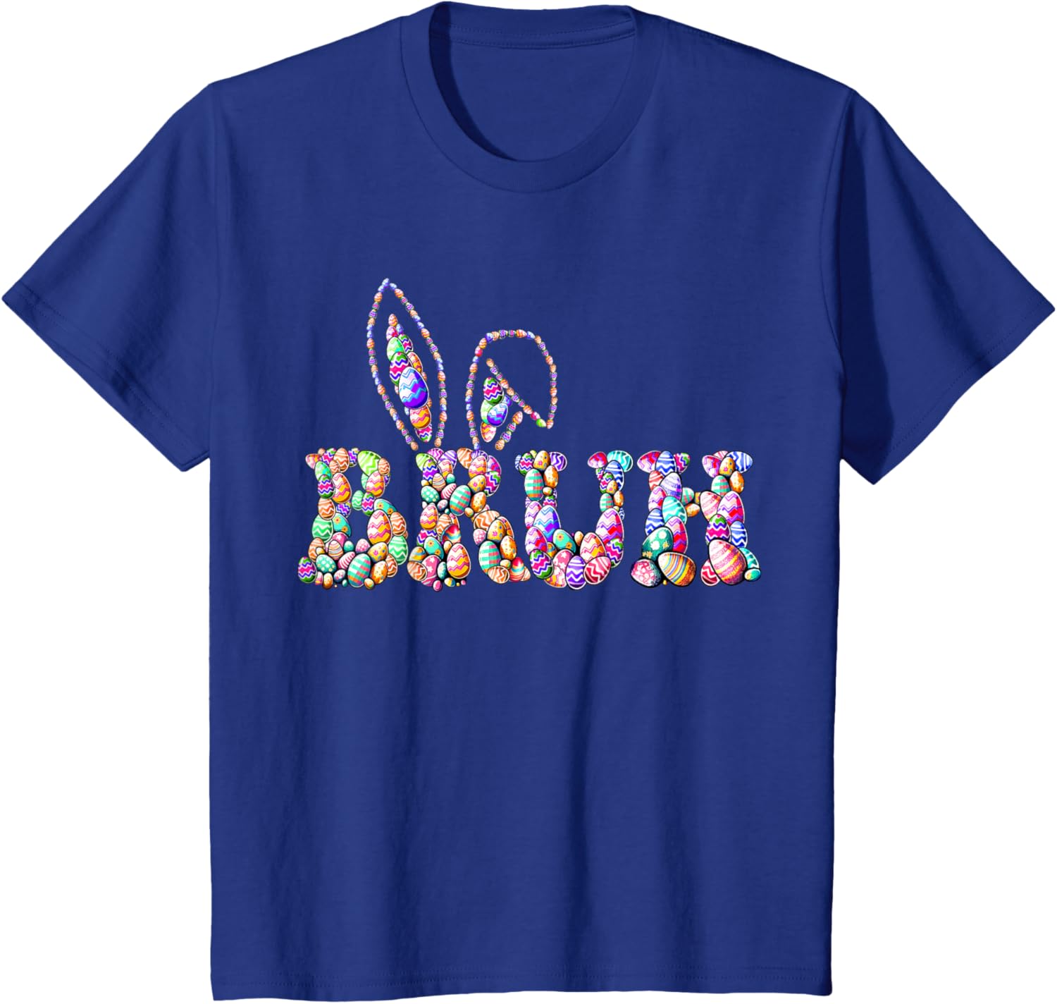 Bruh Meme Easter Day Funny Bunny Eggs Hunt Teens Boys Kids T-Shirt