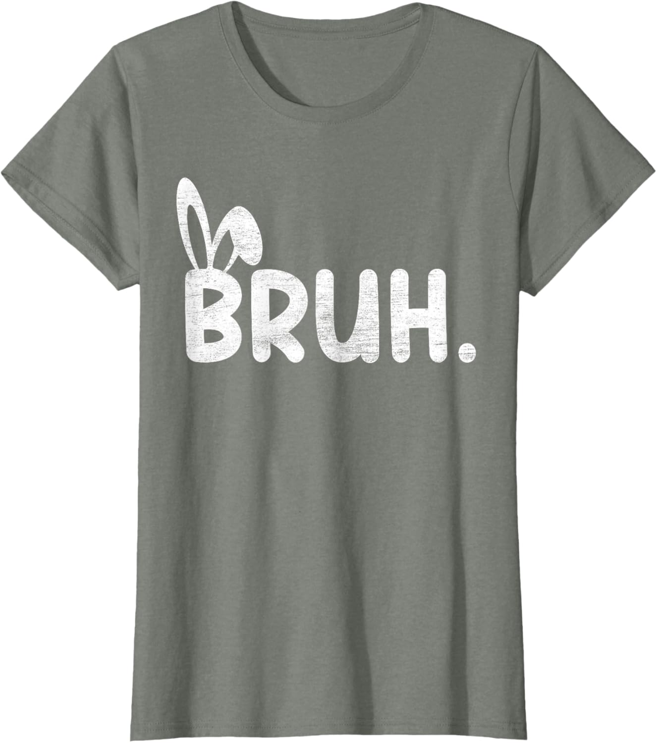 Bruh Meme Easter Day Funny Bunny Eggs Teens Boys Kids Men T-Shirt