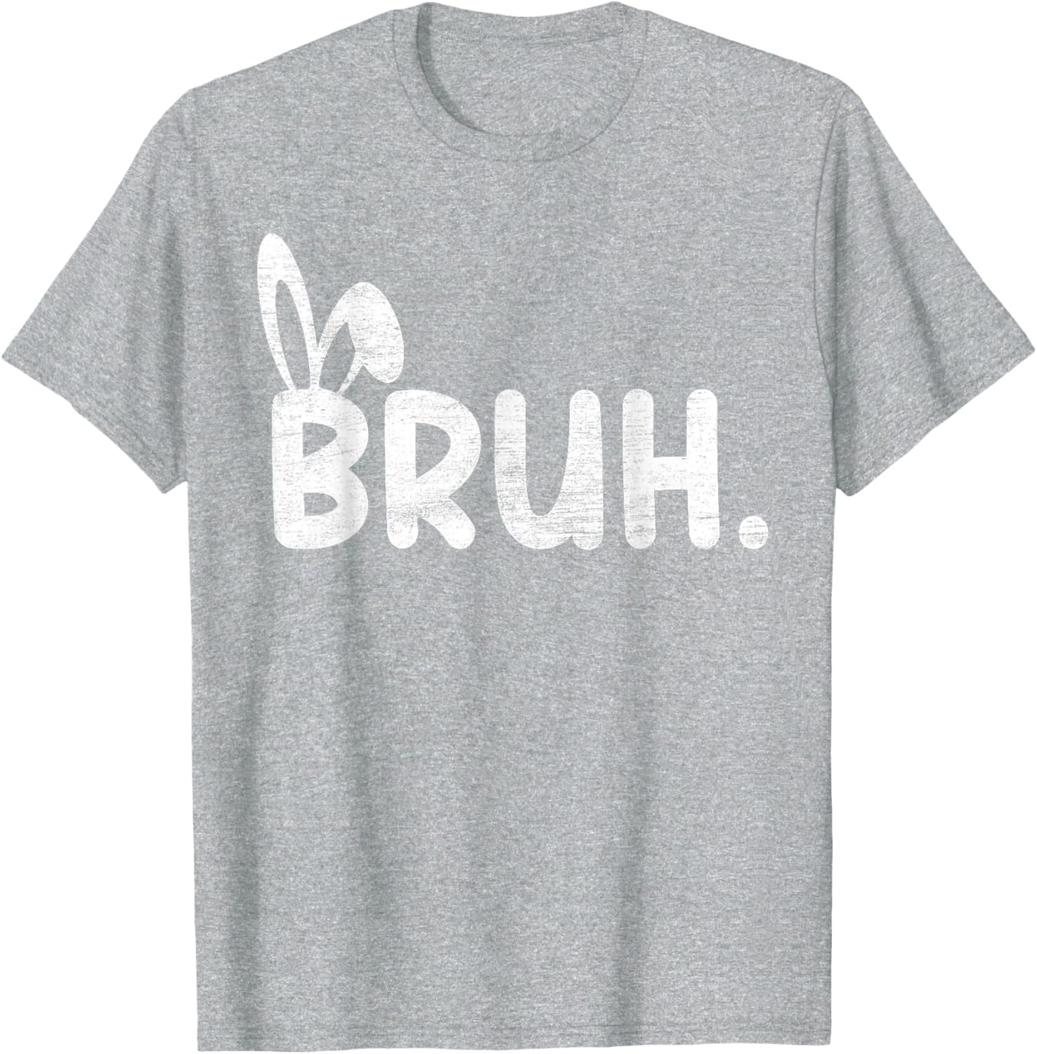 Bruh Meme Easter Day Funny Bunny Eggs Teens Boys Kids Men T-Shirt