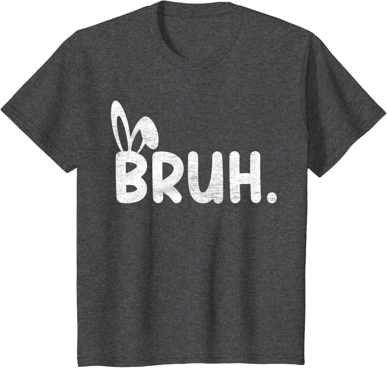 Bruh Meme Easter Day Funny Bunny Eggs Teens Boys Kids Men T-Shirt