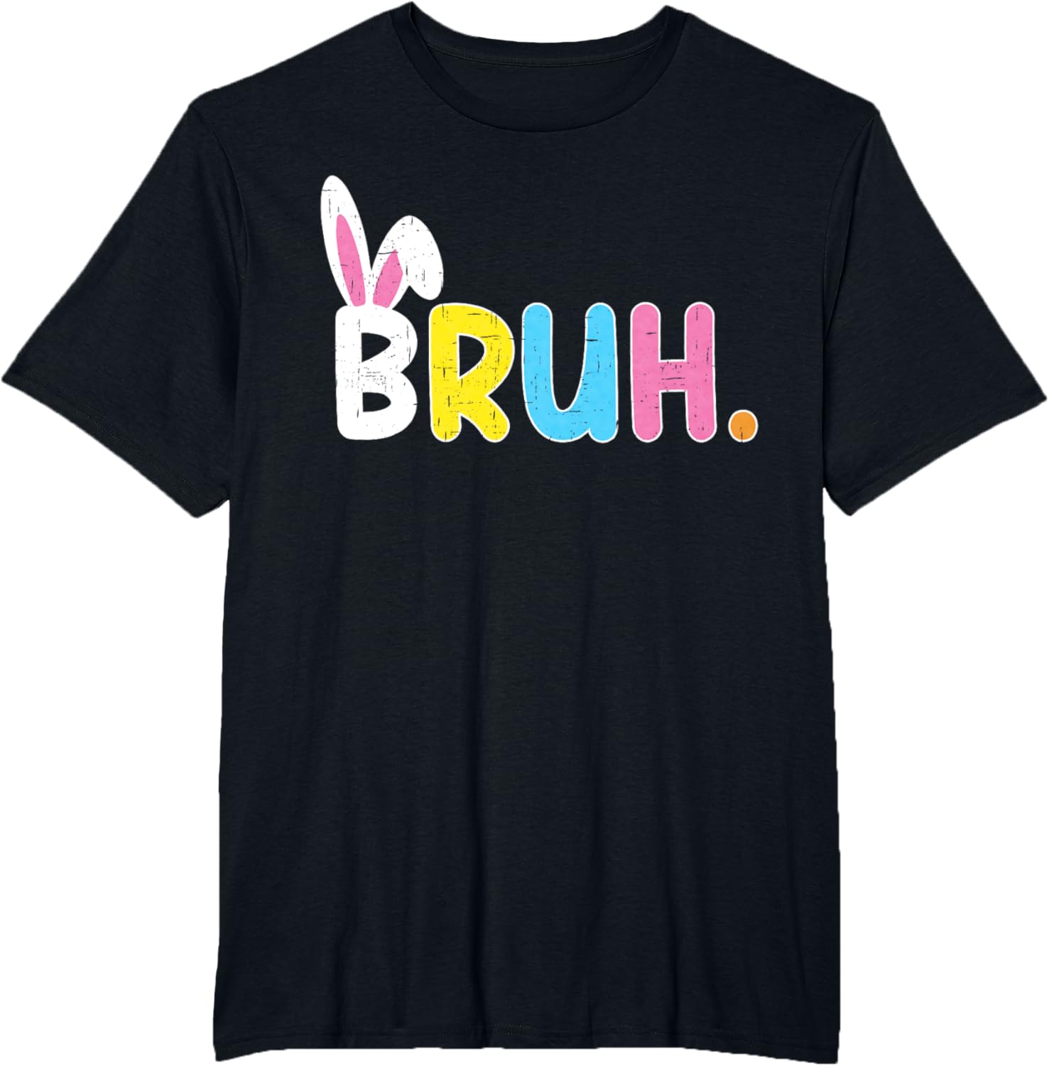 Bruh Meme Easter Day Funny Bunny Eggs Teens Boys Kids Men T-Shirt