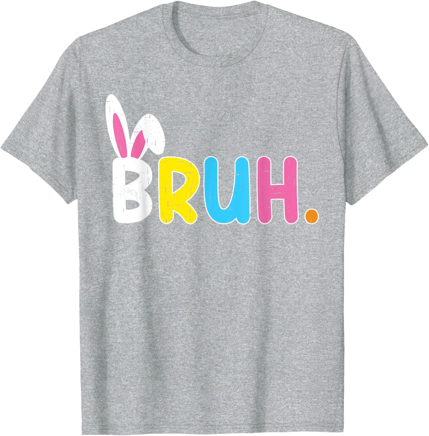 Bruh Meme Easter Day Funny Bunny Eggs Teens Boys Kids Men T-Shirt