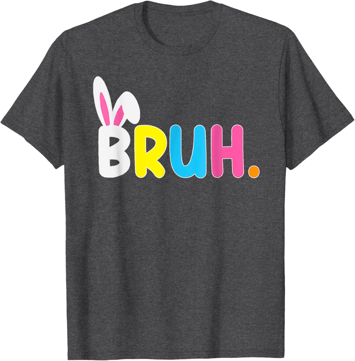 Bruh Meme Easter Day Funny Bunny Eggs Teens Boys Kids Men T-Shirt