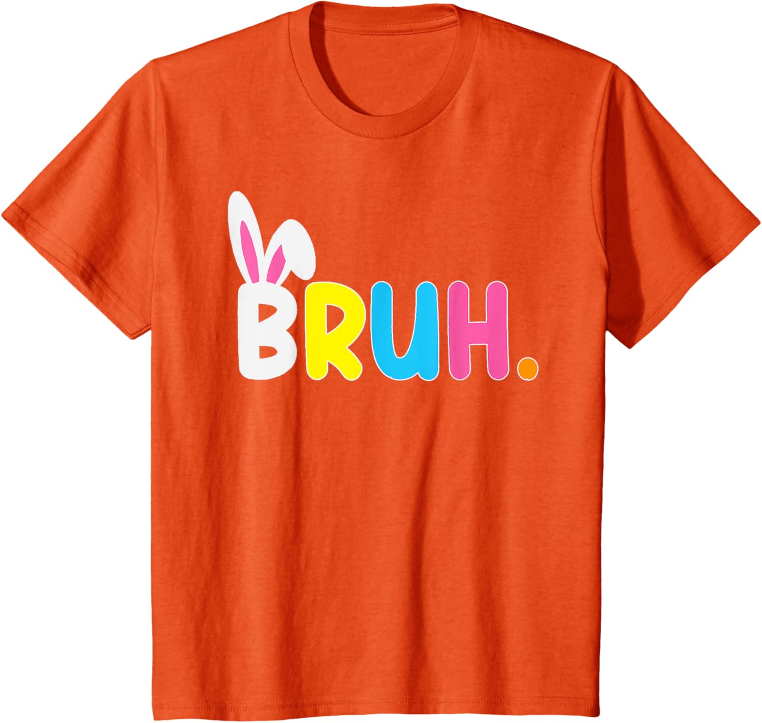 Bruh Meme Easter Day Funny Bunny Eggs Teens Boys Kids Men T-Shirt