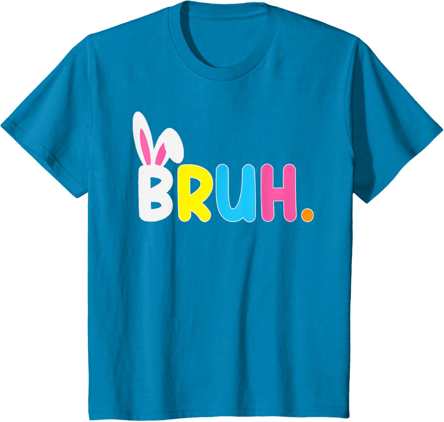 Bruh Meme Easter Day Funny Bunny Eggs Teens Boys Kids Men T-Shirt