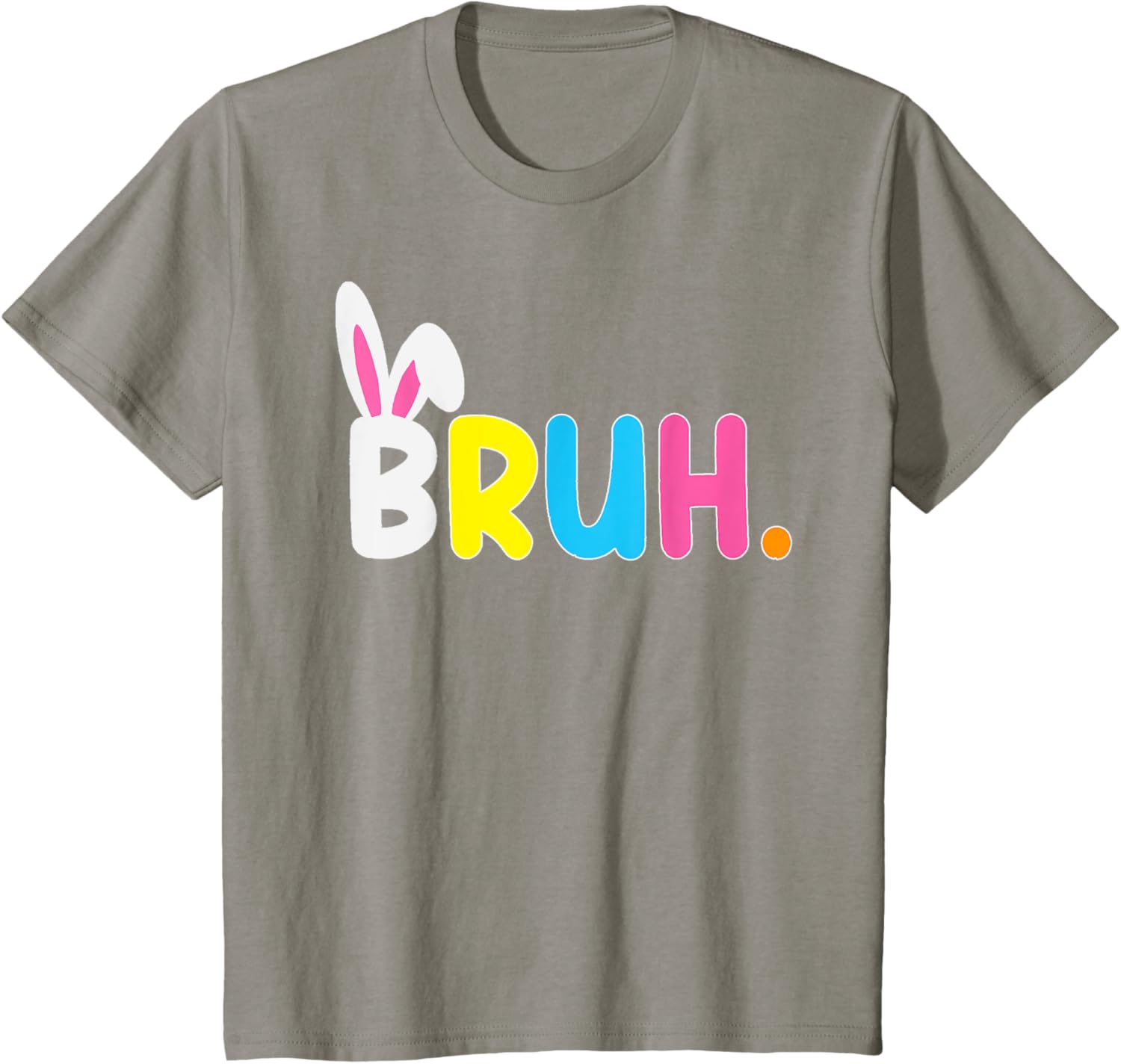 Bruh Meme Easter Day Funny Bunny Eggs Teens Boys Kids Men T-Shirt